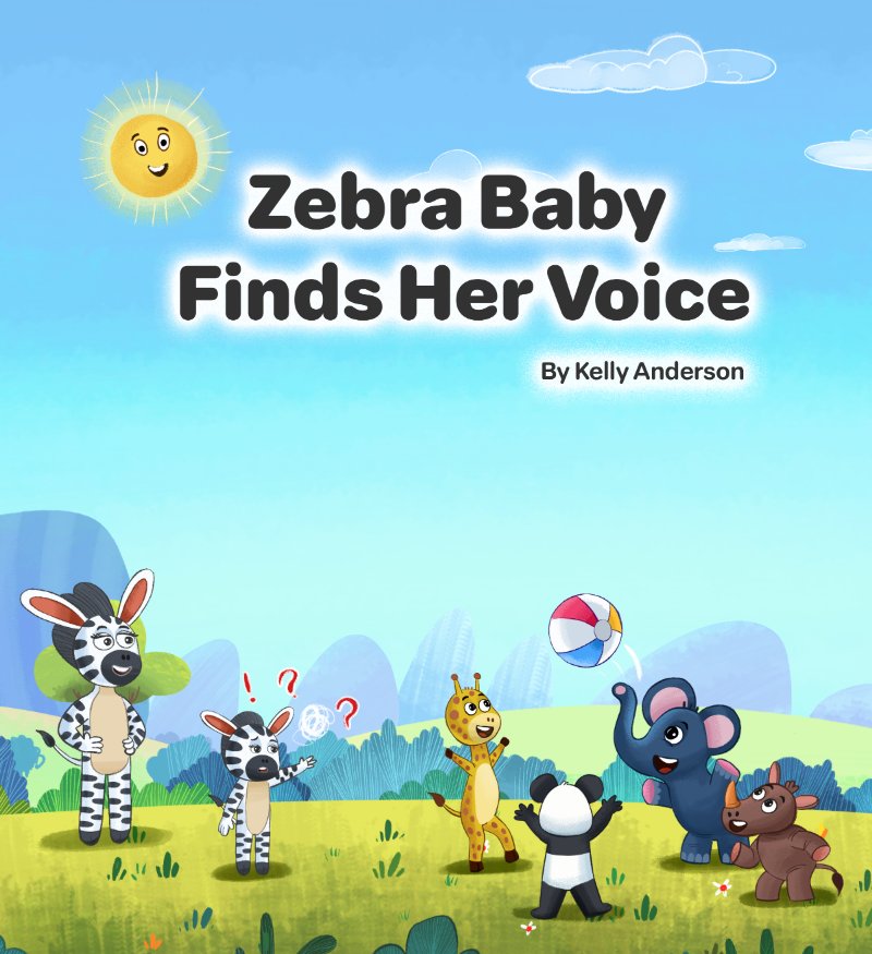 Cover of Zebra Baby Finds Her Voice
